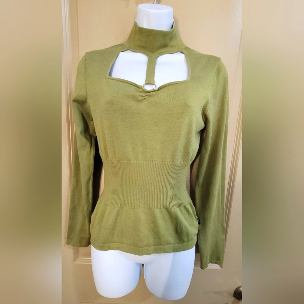 BCBG Maxazria Blouse - Sage Green - Size Medium